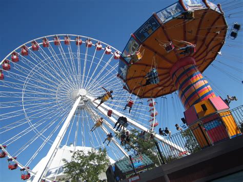 Free Images Sky Lake City Downtown Ferris Wheel Amusement Park