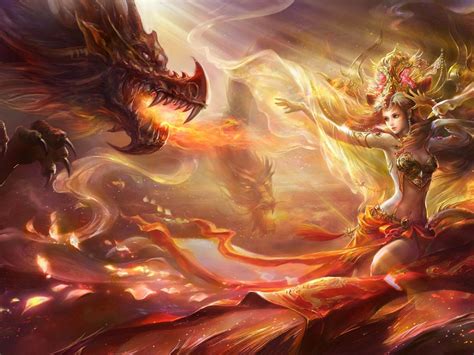 Dragon Fantasy Art Artwork Wallpaper Background 331511 : Wallpapers13.com