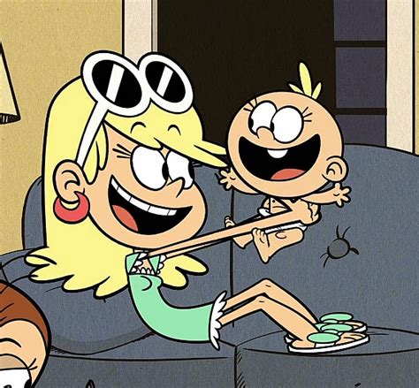 Image Leni Playing With Lilypng The Loud House