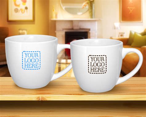 Custom Printed Cappuccino Cups, Promotional Cappuccino Mugs