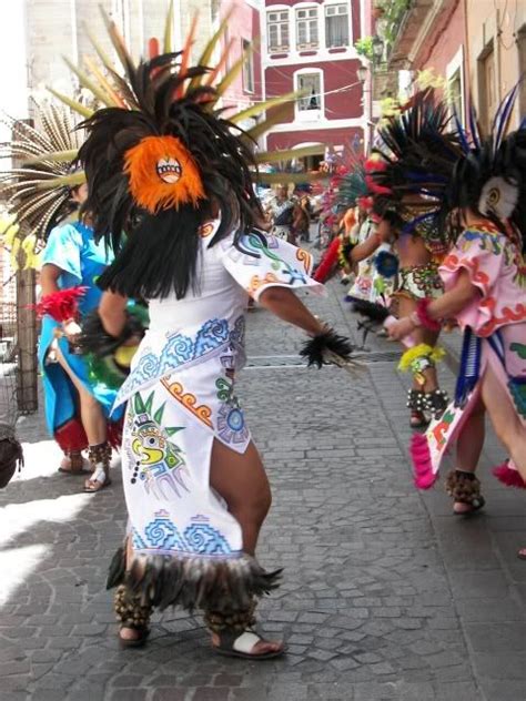 Indigenous Dancers Regalia In Guanajuato Mexico La Bricoleuse