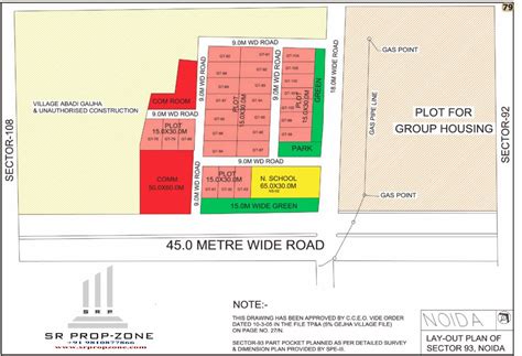 Ghaziabad is one of the famous district in uttar pradesh state. Layout Plan of Noida Sector-93 HD Map