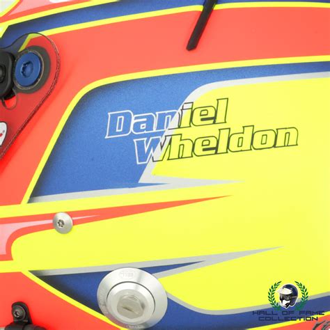 2009 Dan Wheldon Replica Bell Helmet With Signed Race Worn Visor Plus