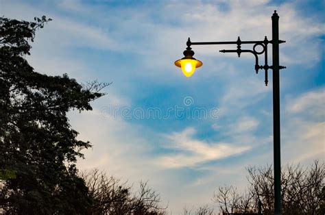 Street Lamp Stock Image Image Of Outdoor Pavement Pole 87592975