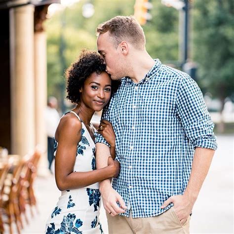 Gorgeous Interracial Couple Engagement Photography Love Wmbw Bwwm