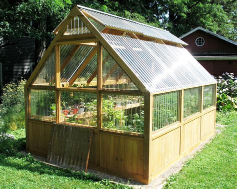 Greenhouse Kits Polycarbonate Covered Cedar Framed Watch Us Assemble A Kit Plans