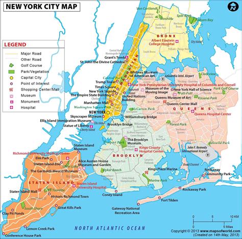 Karte Von Nyc Kostenlose Karte Von Nyc New York Usa