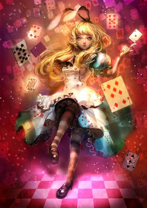 Digital Image Alice In Wonderland Cute Anime Computer Kawaii