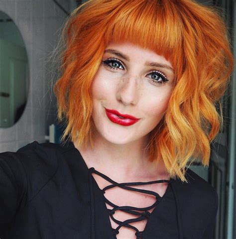 25 Glossy Orange Hair Color Ideas — From Bright Red Orange To Burnt
