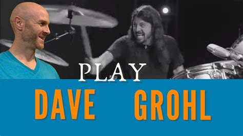 5 Dave Grohl Drum Fills From Play Drum Lesson YouTube
