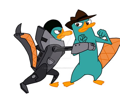 Perry Vs Perry By Moomoo Of Doom Phineas And Ferb Cartoon Perry