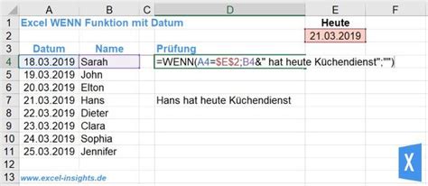 Excel Wenn Funktion Bedingte Ausf Hrung Excel Insights