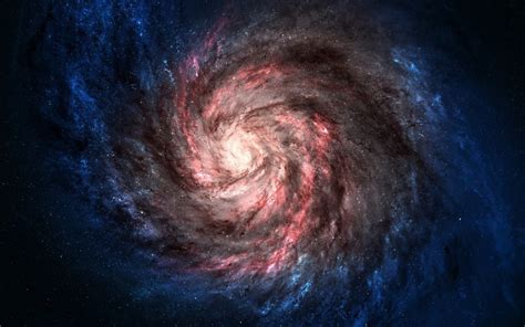 Digital Art Galaxy Space Stars Spiral Nebula Atmosphere Spiral