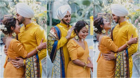 Bollywood News Neha Kakkar And Rohanpreet Singhs Haldi Ceremony Pics Are Bright And Beautiful