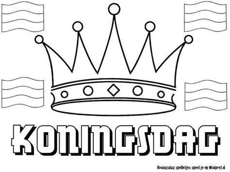 Koningsdag kleurplaten Pinterest Kleurplaten, School en Prinsessen