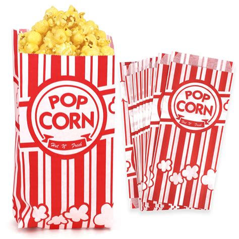 200 Popcorn Bags 1 Oz Perfect Size For Theater Movies Birthday