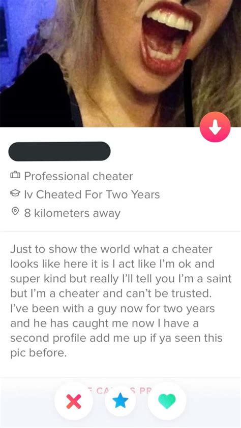 People Discover Their Cheating Partners Tinder Profiles And Edit Them As Revenge