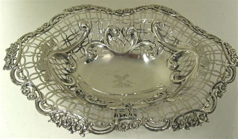Antique Victorian Pair Of Sterling Silver Baskets At 1stdibs