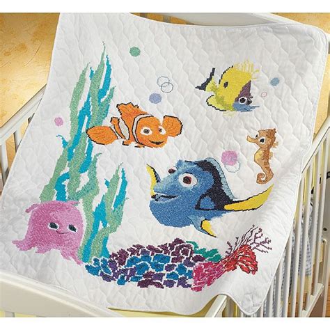 Image Result For Stamped Finding Nemo Quilt Disney Cross Stitch Kits