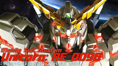 Toonami 2016 Mobile Suit Gundam Unicorn RE 0096 YouTube