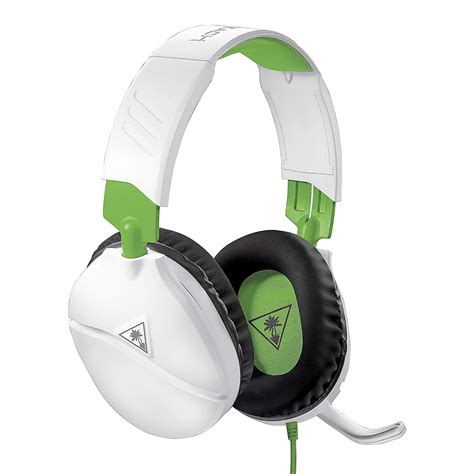 Turtle Beach Recon 70 White Gaming Headset Green Cute Gaming Decor