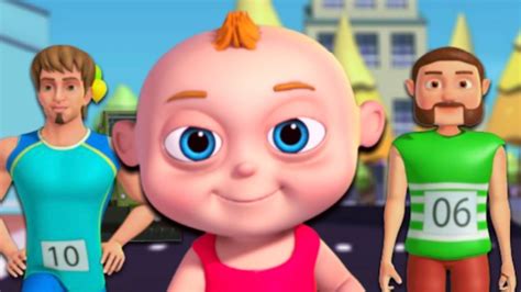 Running Marathon Episode Tootoo Boy Cartoon Animation For Children