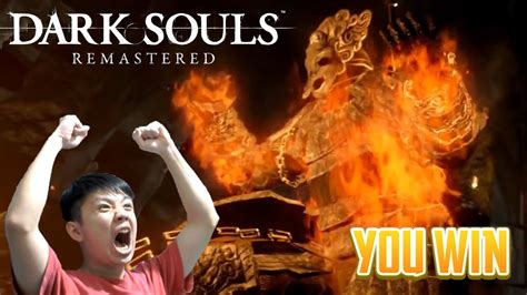 I Finished Dark Souls Remastered Dark Souls Remastered Ending Final