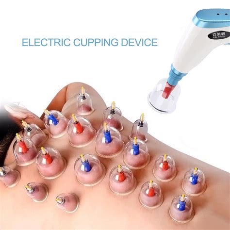 Elektrische Massage Körper Schröpfen Kit Maschine Vakuum Saug Schmerzlinderung Therapie Ebay