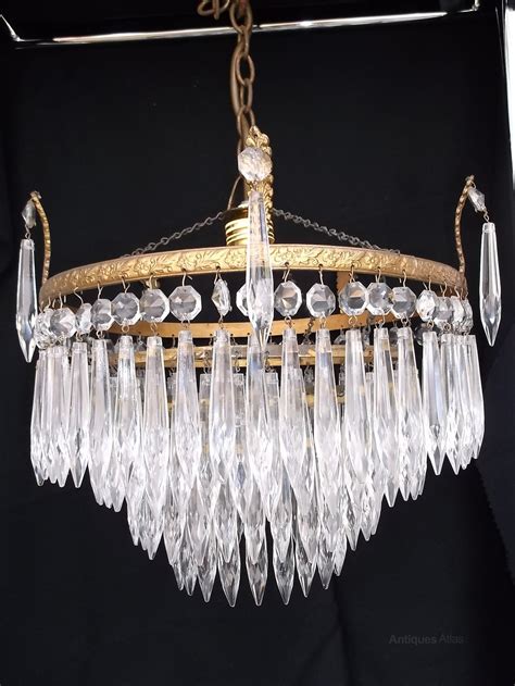 Antiques Atlas Antique 4 Tier Waterfall Crystal Chandelier