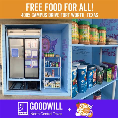 Goodwill North Central Texas On Twitter We Are A Proud Host For The Funkytownfridge Project