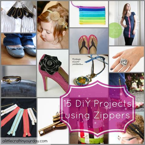15 Diy Projects Using Zippers Craft Teen