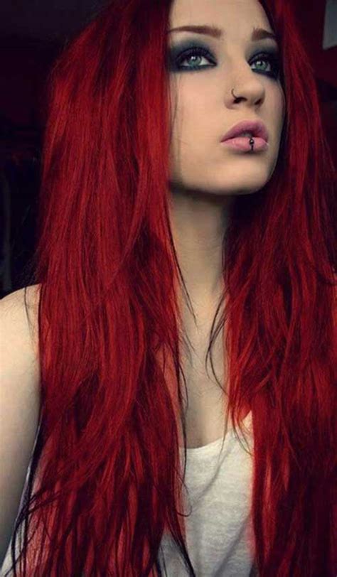 20 Red Long Hairstyles Hairstyles And Haircuts Lovely