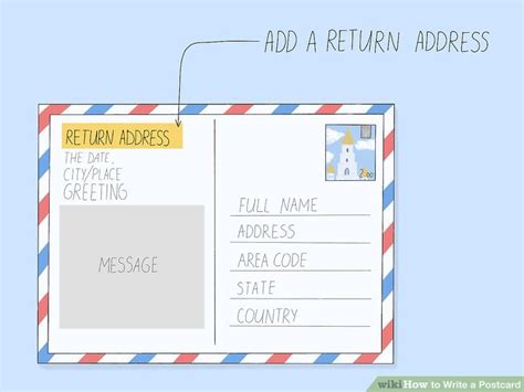 How To Write A Postcard With Pictures Wikihow