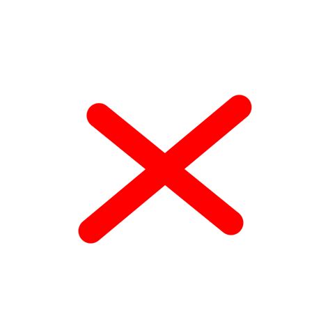 Free Red X Transparent Png Download Free Red X Transparent Png Png