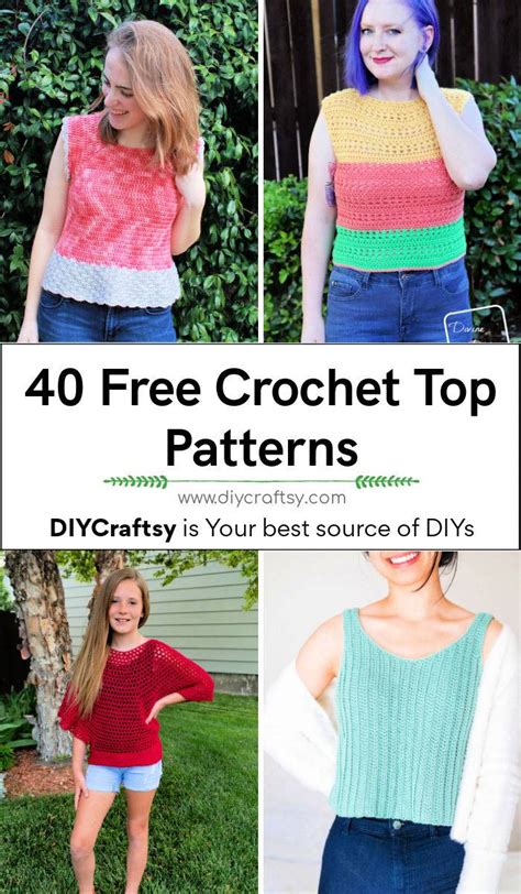 40 Free Crochet Top Patterns For Beginners 2022 Updated