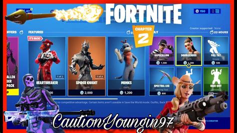 All new bosses, mythic weapons in chapter 2 season 4 update! Today's item Shop FORTNITE 02/10/2020 - YouTube