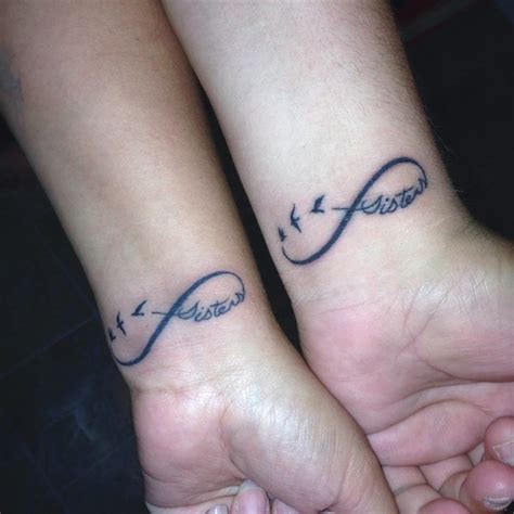 40 Inseparable Sisters Infinity Tattoo Youll Love To See