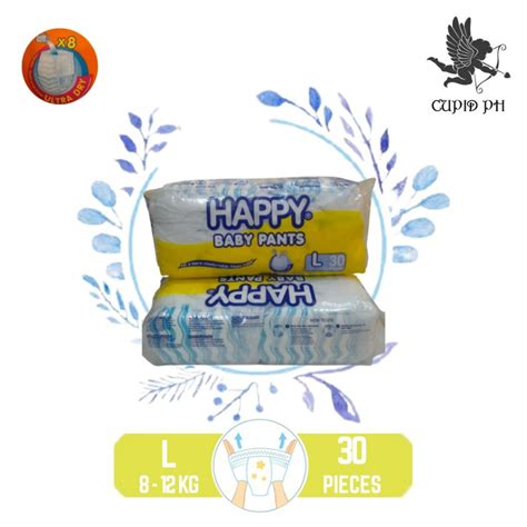 Happy Baby Pants Diaper Ultra Dry 30pcs Large Shopee Philippines
