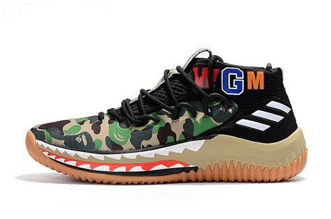 Adidas damian lillard basketball shoes. Cheap 2018 New Cheap Bape x Damian Lillard Sneakers For ...