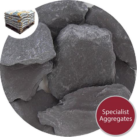 Crushed Slate Chips Blue Grey Small From Specialist Aggregates