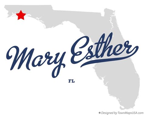 Mary Esther Florida Map World Of Light Map