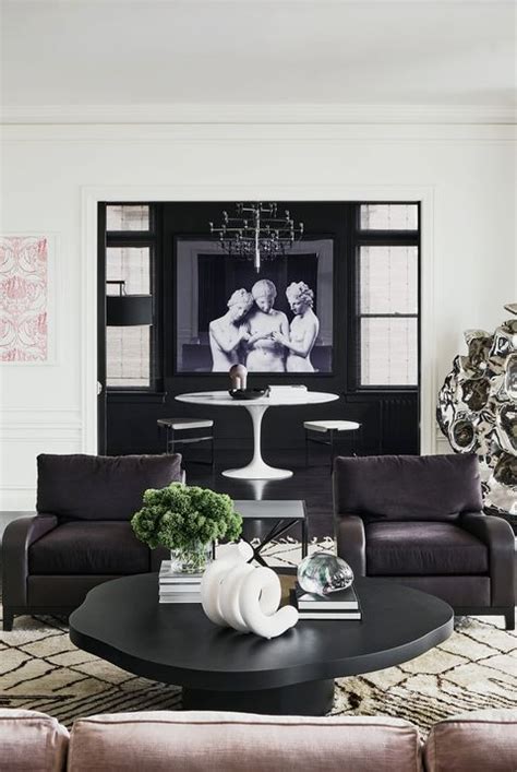 Modern Black And White Living Room Decor Ideas 17 Black White Living