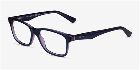 Vogue Eyewear Vo2787 Rectangle Purple Frame Glasses For Women Eyebuydirect Canada