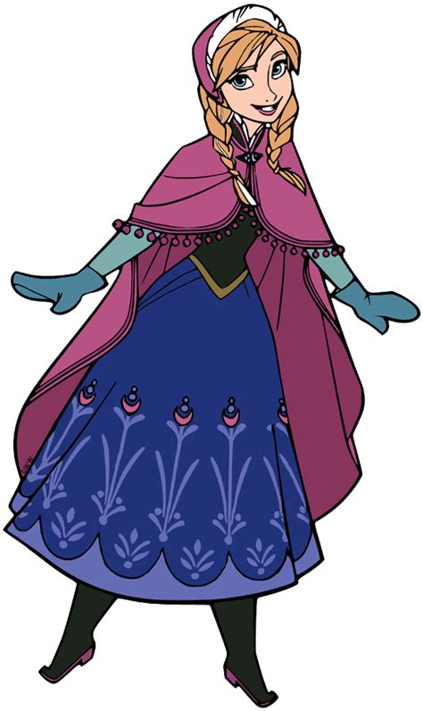 Frozen Anna Clip Art