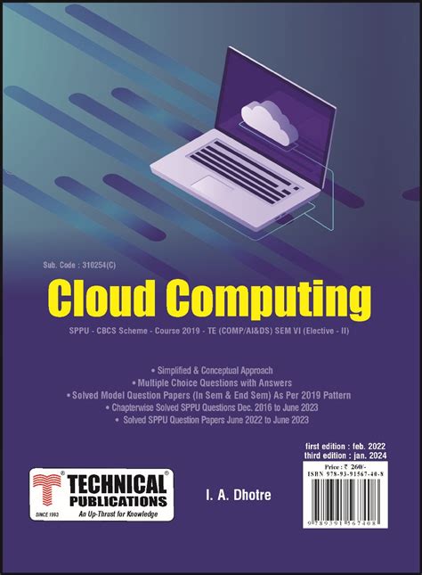 Cloud Computing For Sppu 19 Course Te Sem Vi Compaiandds 310254