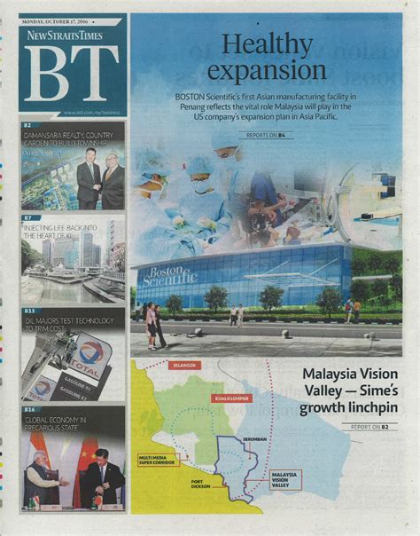 New Straits Times Penang Graphic New Straits Times Paper