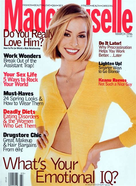 Niki Taylor Mademoiselle March 1996 Cover Fashion Magazine Cover Fashion Cover 90s Fashion