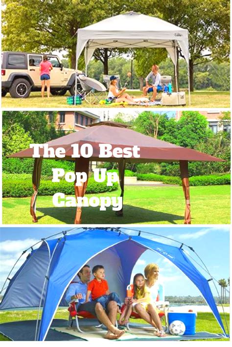 You find that pop up canopy tents offer efficiency and flexibility where you can have one for vacation trips, camping, and holding outdoor parties. Here is The 10 Best Pop Up Canopy Ezvid Wiki Review for U ...