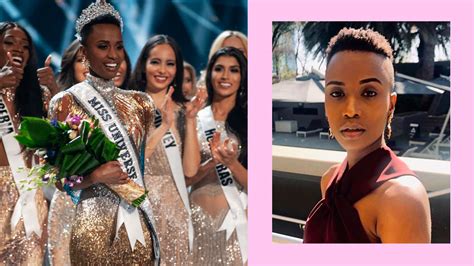 Miss Universe 2019 Zozibini Tunzi Showcases Her Natural Hair
