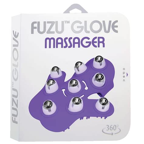 Fuzu Glove Massager Neon Purple Kkitty Products